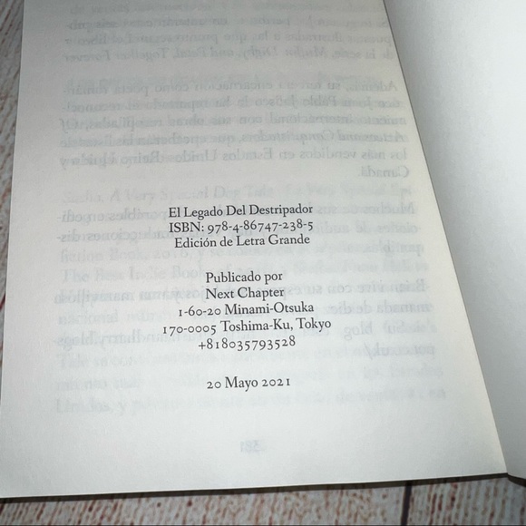 El Legado del destripador libro en español - Picture 8 of 8